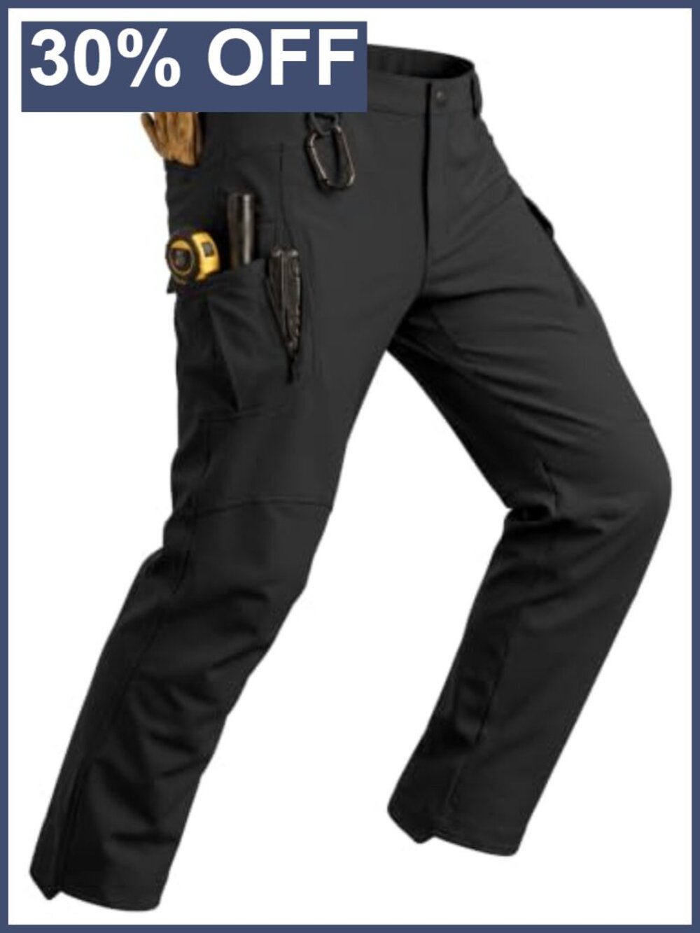Men's Tactical Cargo Work Pants Stretch Ripstop Lightweight Hiking Utility